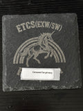 Custom Engraved Slate Coasters