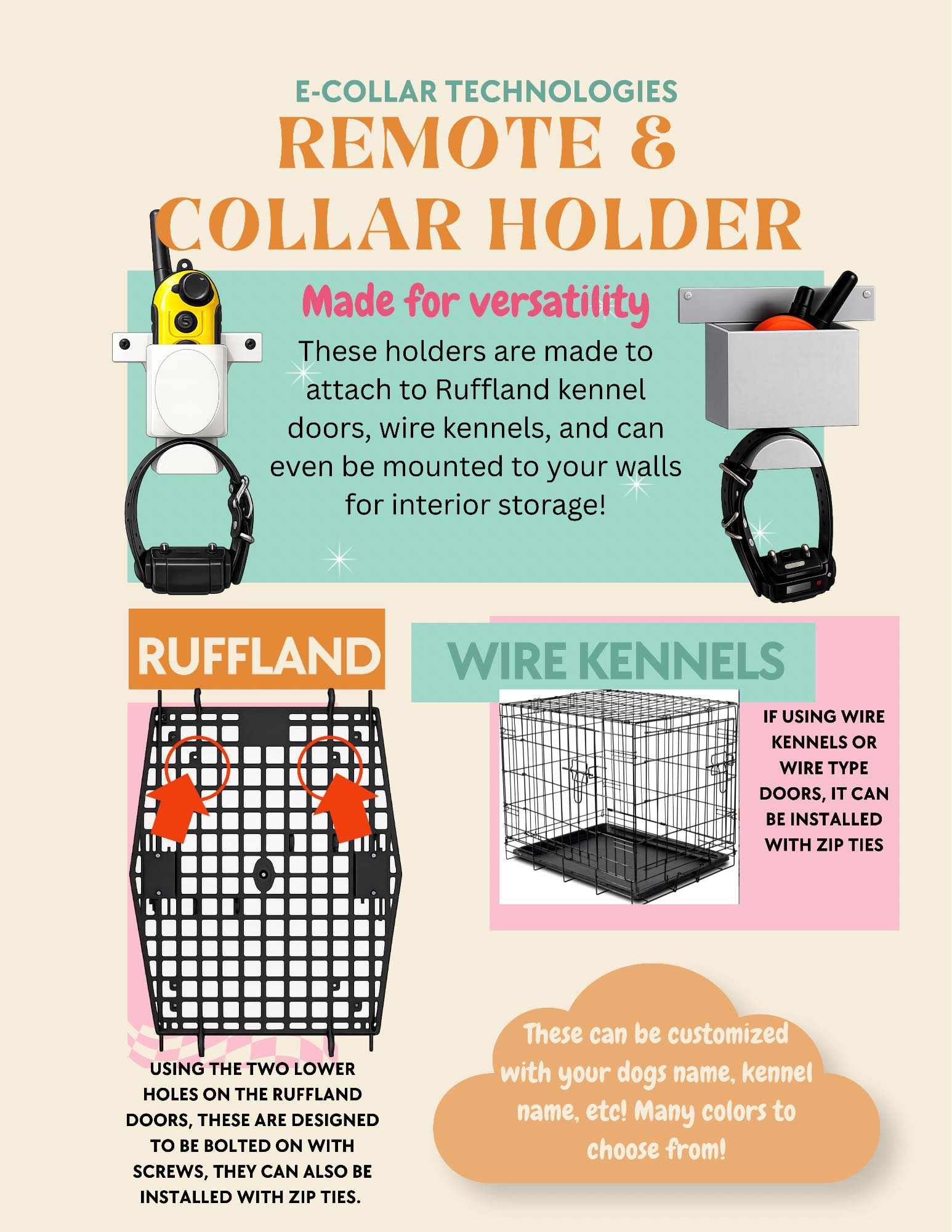 E-collar holder