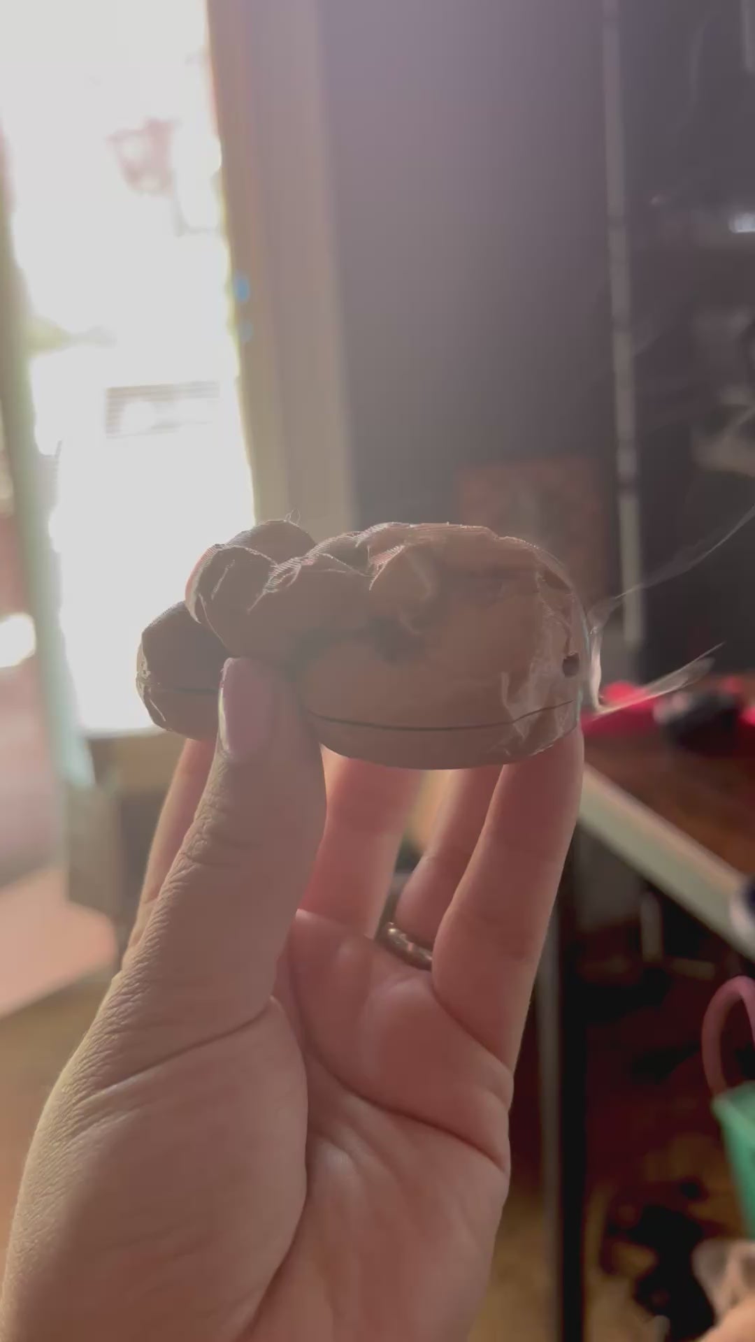 Fake poop scent work vessel